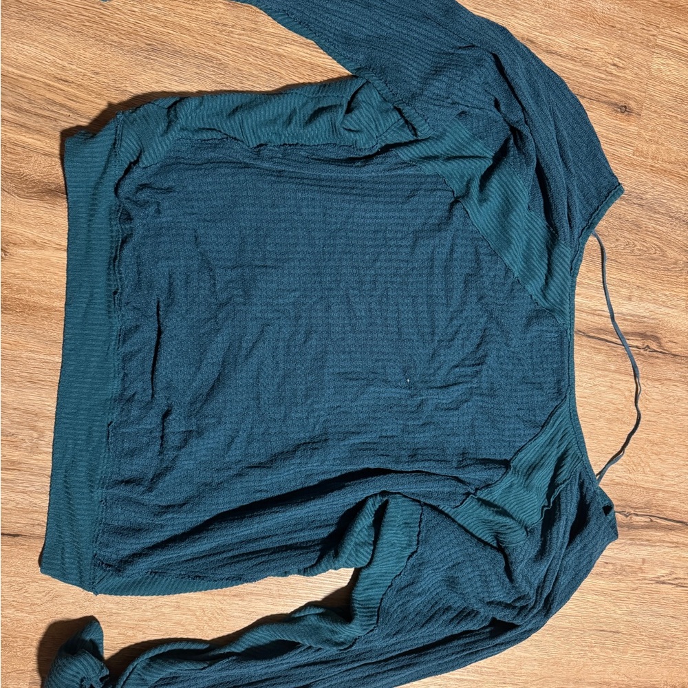 Free People Teal Sweater